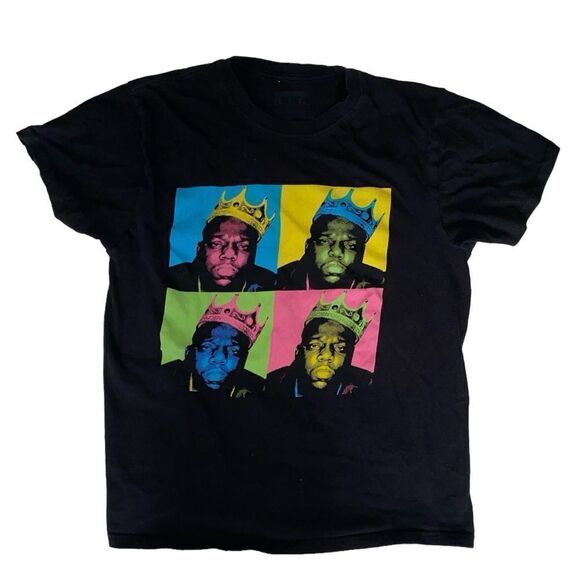 The Notorious B.I.G. Colorful Graphic Tee Size Large - Picture 1 of 2